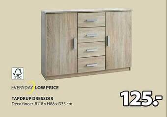 Jysk Tapdrup dressoir aanbieding