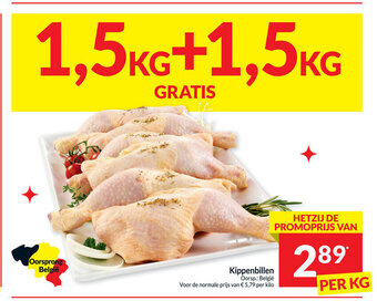 Intermarché Kippenbillen per kg aanbieding