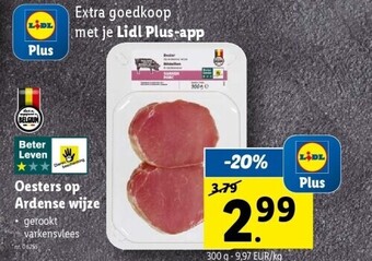 Lidl Oesters op ardense wijze aanbieding