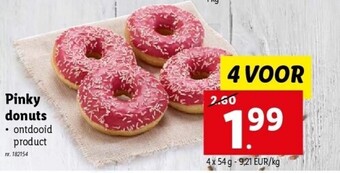 Lidl Pinky donuts aanbieding