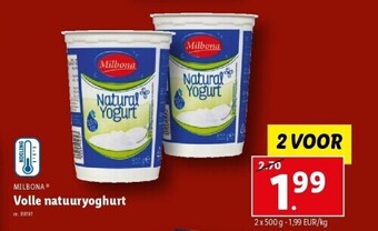 Volle natuuryoghurt