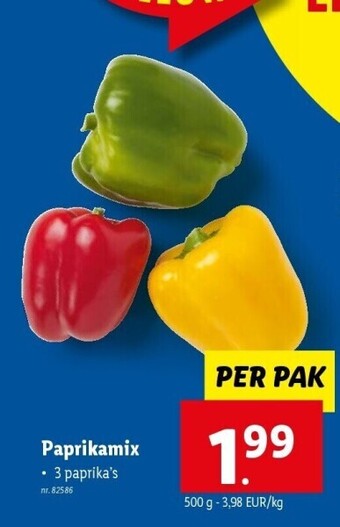 Lidl Paprikamix aanbieding