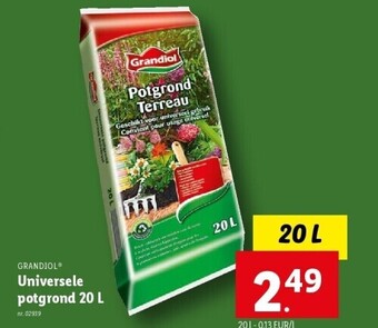 Lidl Universele potgrond 20 l aanbieding