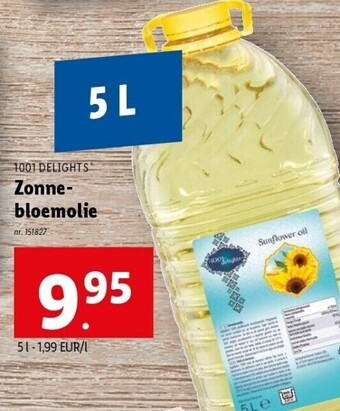 Lidl Zonnebloemolie aanbieding