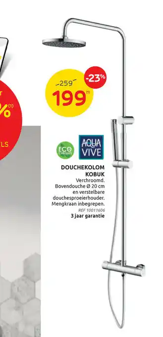 BricoPlanit Douchekolom Kobuk aanbieding