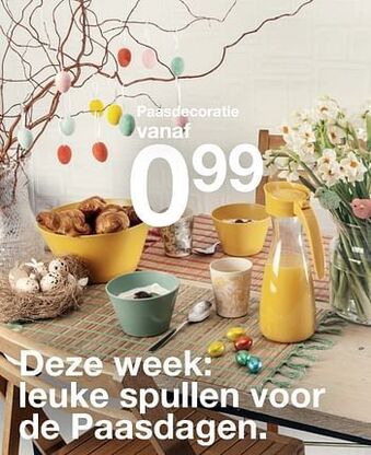 Zeeman Paasdecoratie aanbieding