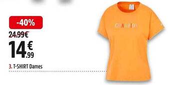 Intersport Tshirt dames aanbieding