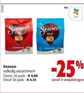 Colruyt Senseo classic, decaf aanbieding