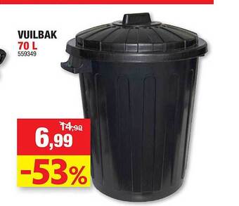 Hubo Vuilbak aanbieding