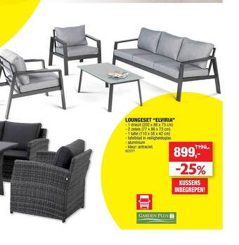 Hubo Loungeset elviria aanbieding