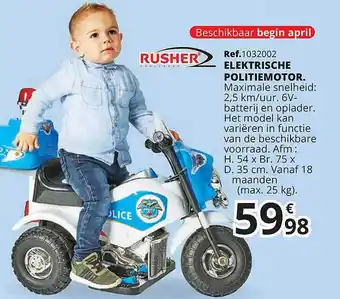 Rusher elektrische politiemotor