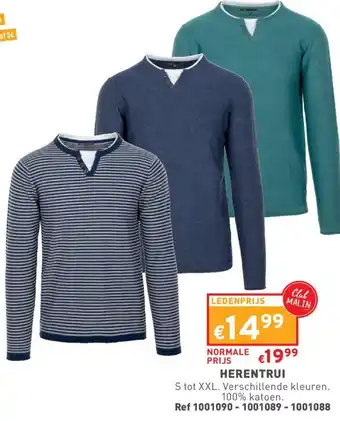 Trafic Herentrui S tot XXL aanbieding