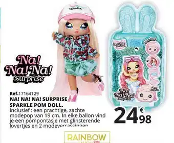 Na! Na! Na! surprise sparkle pom doll