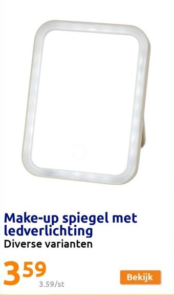 Make-up spiegel met ledverlichting