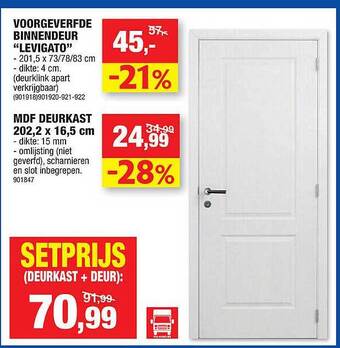 Voorgeverfde Binnendeur