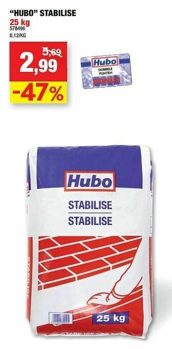 Hubo Hubo stabilise aanbieding
