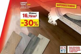 Hubo Laminaat ocean aanbieding