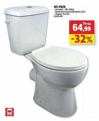 Hubo Wc-pack aanbieding