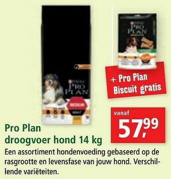 Maxi Zoo Pro plan droogvoer hond aanbieding