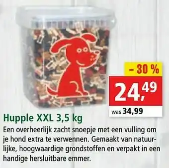 Maxi Zoo Hupple xxl aanbieding