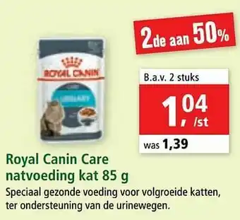 Maxi Zoo Royal canin care natvoeding kat aanbieding