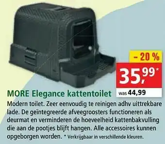 Maxi Zoo More elegance kattentoilet aanbieding
