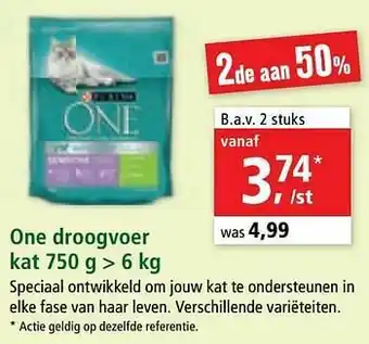 Maxi Zoo One droogvoer kat aanbieding