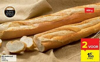 Carrefour Market Wit stokbrood aanbieding