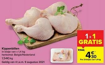 Carrefour Kippenbillen aanbieding