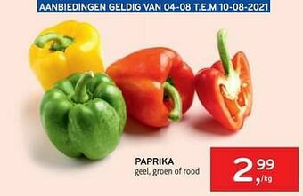 Alvo Paprika aanbieding