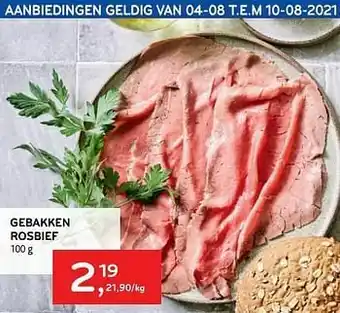 Gebakken rosbief