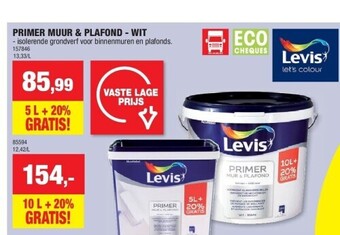 Hubo Primer muur & plafond - wit aanbieding
