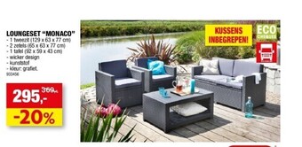 Hubo Loungeset “monaco” aanbieding
