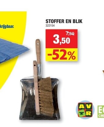 Hubo Stoffer en blik aanbieding