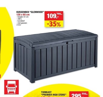 Hubo Kussenbox “glenwood” 128 x 65 cm aanbieding