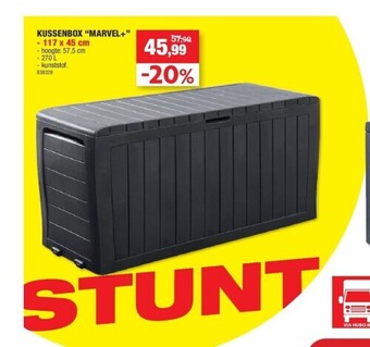 Hubo Kussenbox “marvel+” - 117 x 45 cm aanbieding