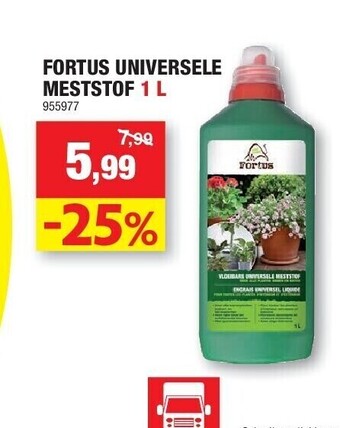 Hubo Fortus universele meststof 1 l aanbieding