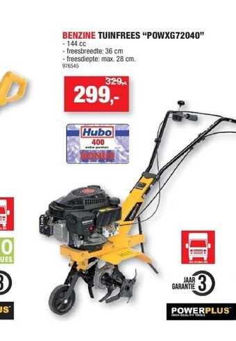 Hubo Benzine tuinfrees “powxg72040” aanbieding