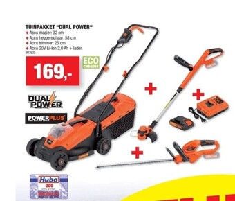 Hubo Tuinpakket “dual power“ aanbieding