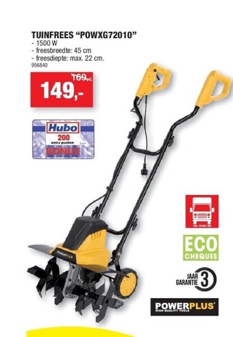 Hubo Tuinfrees “powxg72010” aanbieding