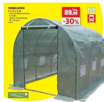 Tunnelserre 3 x 2 x 2 m