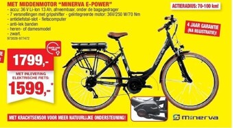 Hubo Met middenmotor “minerva e-power” aanbieding