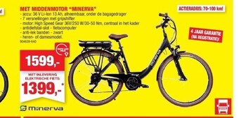 Hubo Met middenmotor “minerva” aanbieding