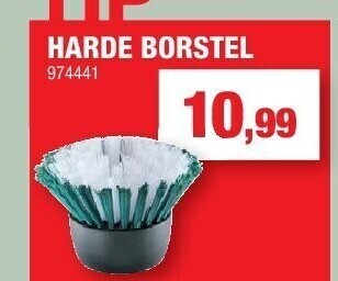 Hubo Harde borstel aanbieding