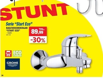 Hubo Bad/douchekraan “start eco” aanbieding