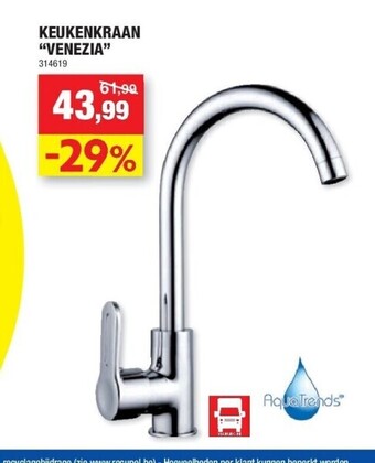 Hubo Keukenkraan “venezia” aanbieding