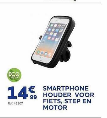 Auto5 Smartphone houder voor fiets, step en motor aanbieding