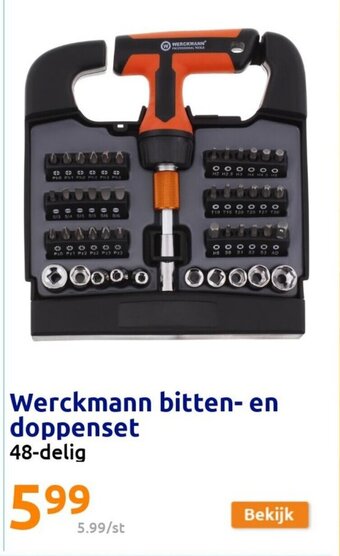 Action Werckmann bitten- en doppenset aanbieding