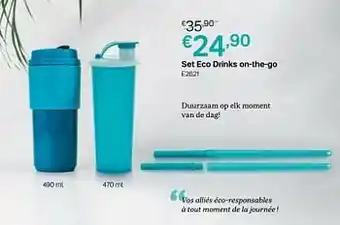 Set eco drinks on-the-go