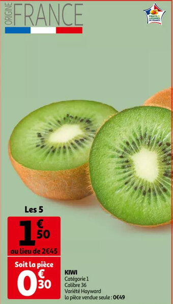 Auchan Kiwi aanbieding
